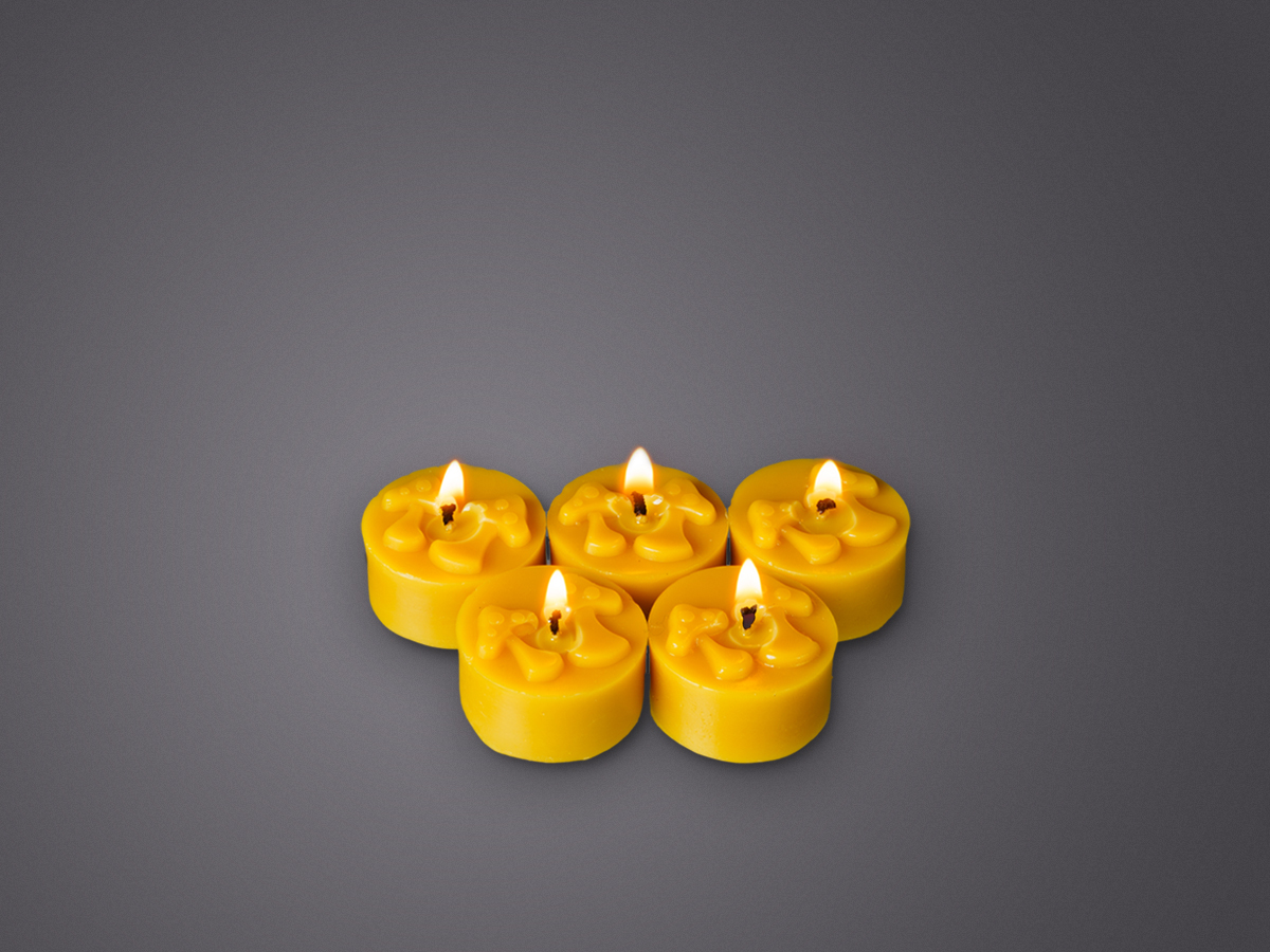 Świece grzybki (5 szt.)