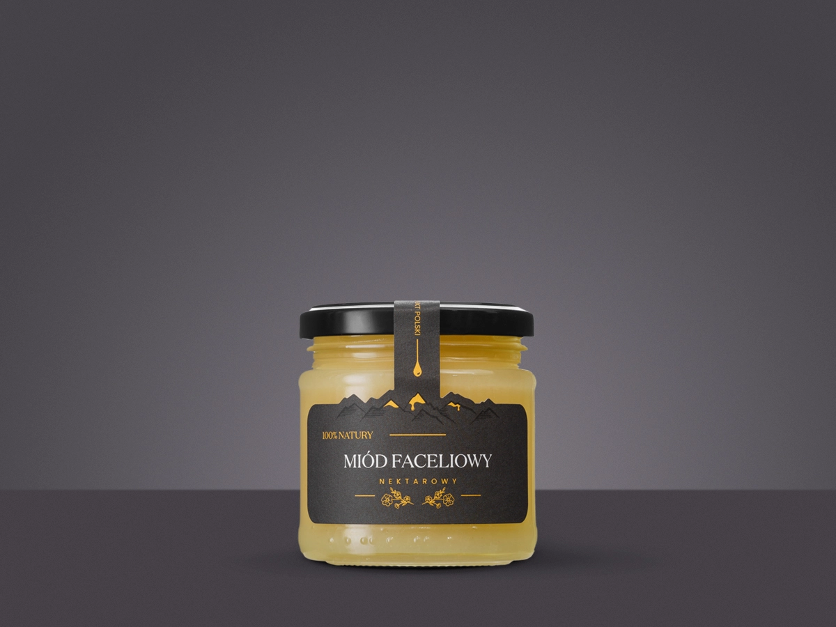 Słoiczek miodu faceliowego skrystalizowanego Miody Południa