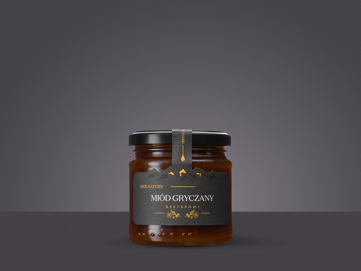 Słoiczek miodu gryczanego Miody Południa