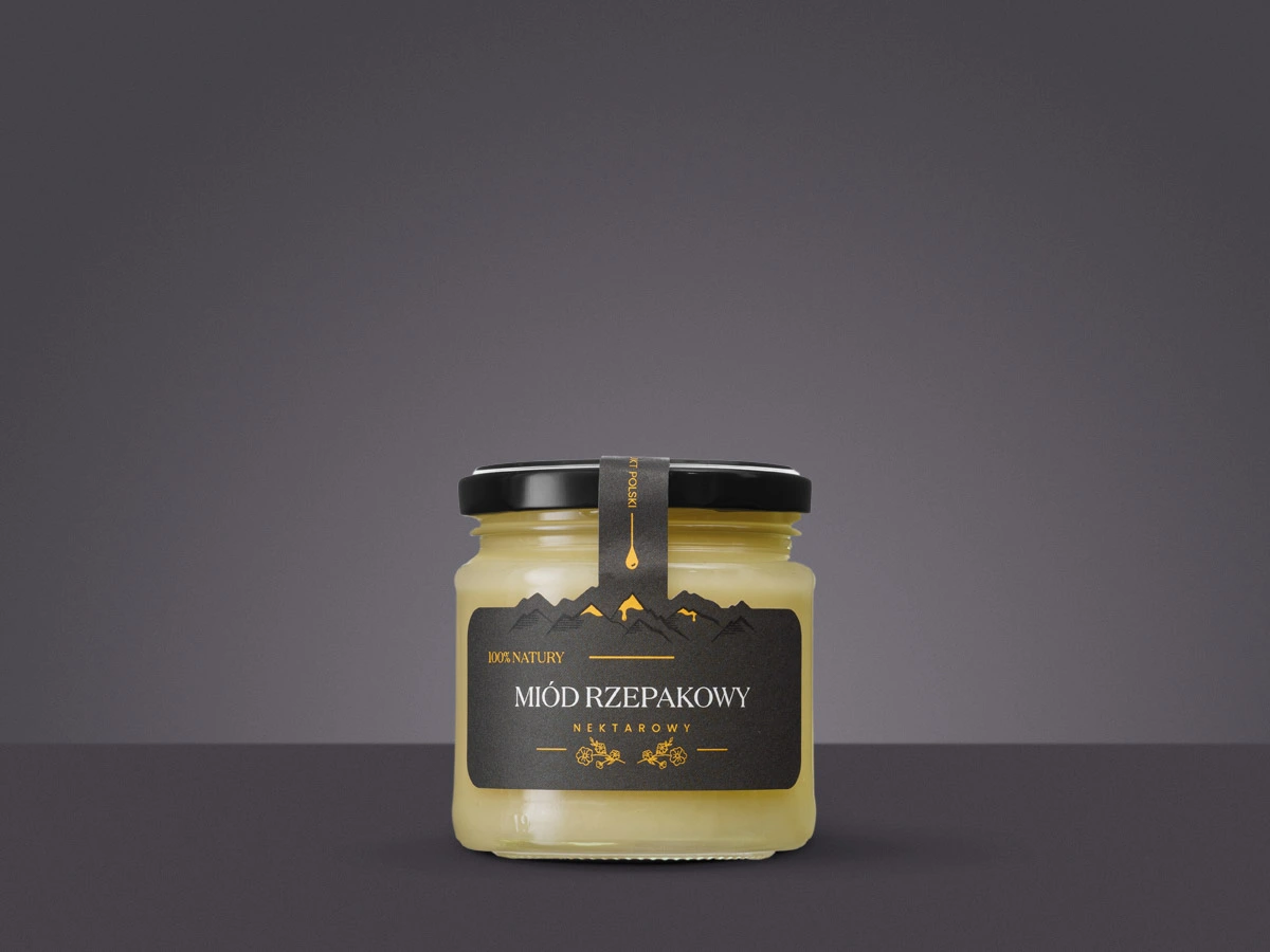 Słoiczek miodu rzepakowego Miody Południa