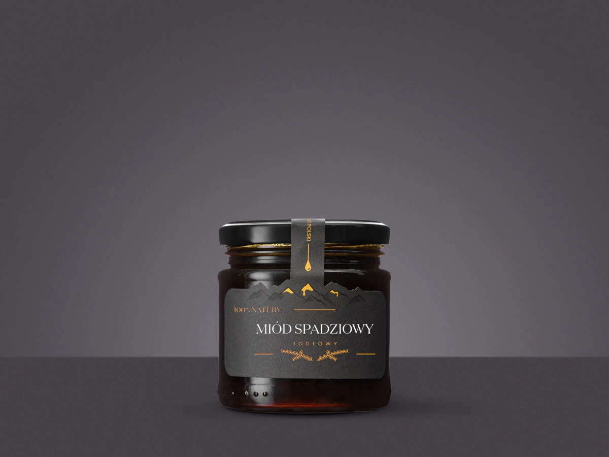 Słoiczek spadzi jodłowej