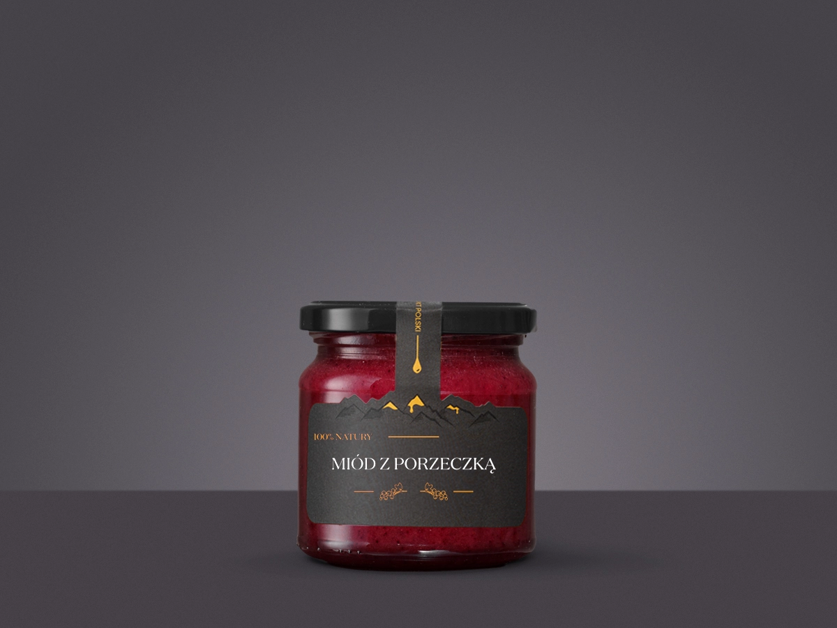 Miód z porzeczką